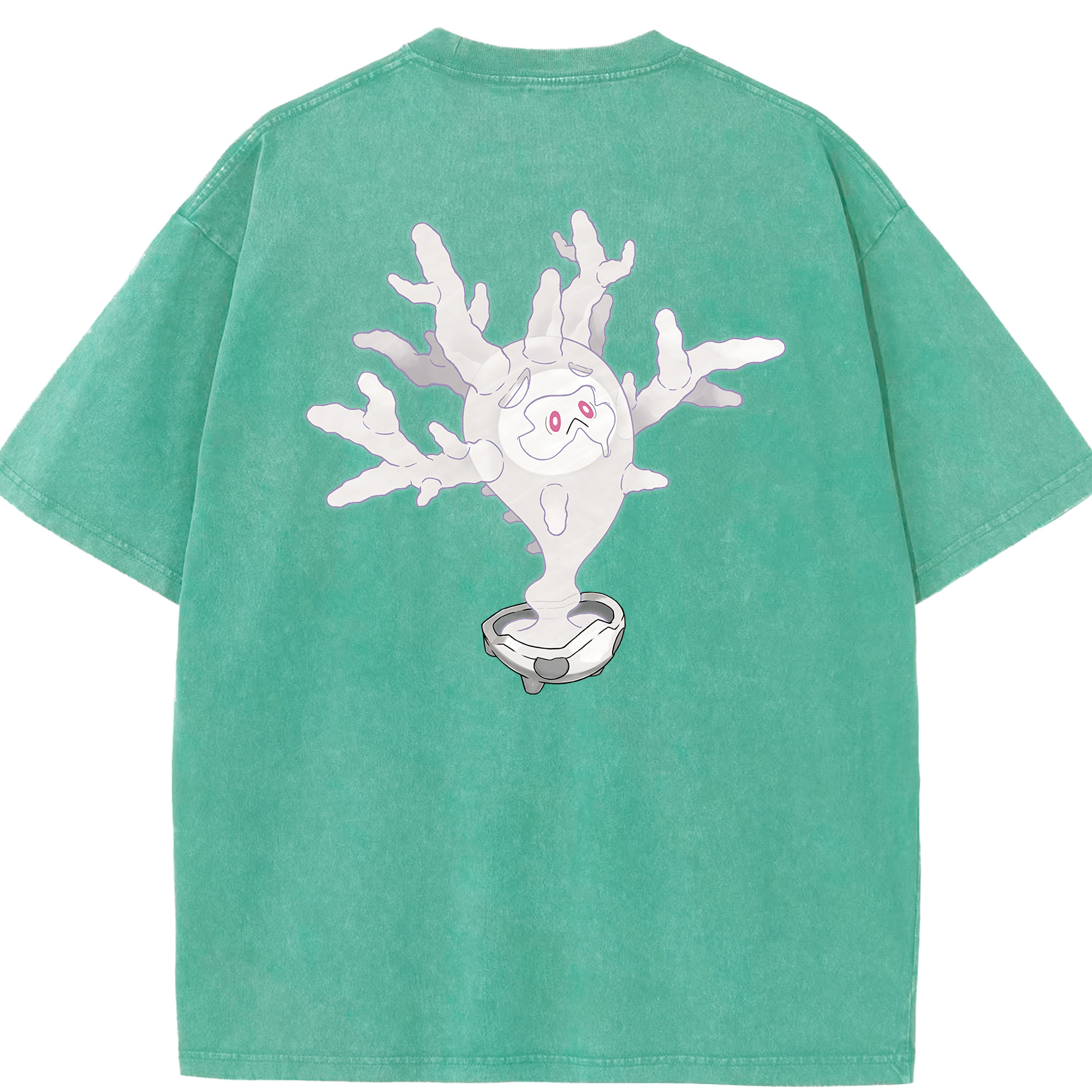 （画像用） ポケットモンスター Pokémon 綿100% ヴィンテージ風 半袖Tシャツ（背面プリント）